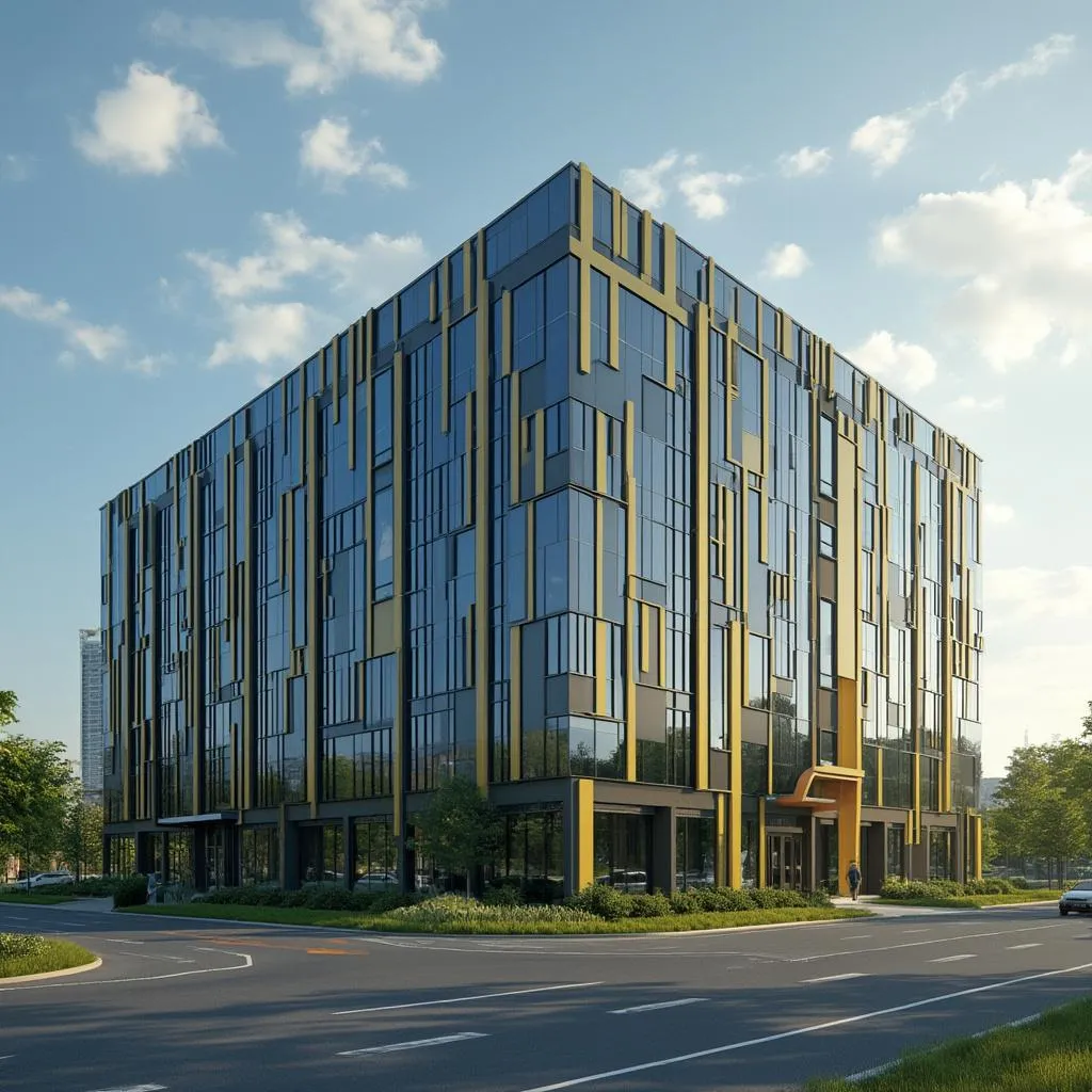 Moderná kancelária EnergyInvest SK s výhľadom na solárne panely