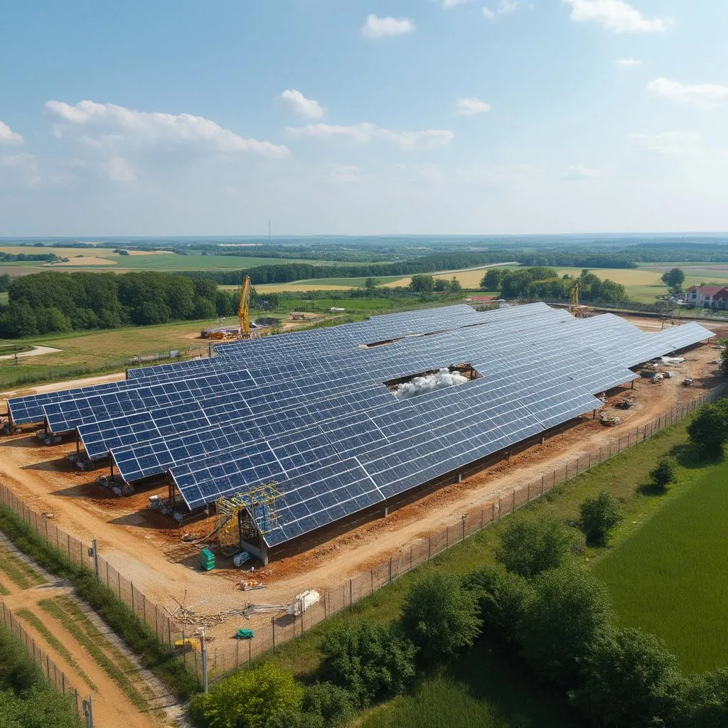 Výstavba solárnej elektrárne v Nitrianskom kraji s výkonom 50 MW
